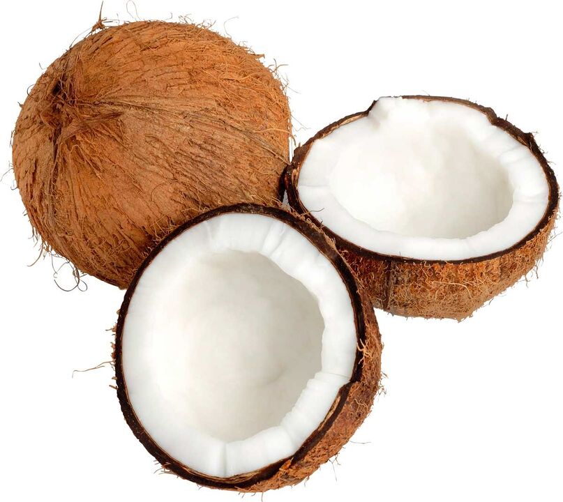 Aceite de coco en varicón